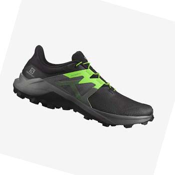 Tenis Para Trail Running Salomon WILDCROSS 2 Hombre Negros Verdes | MX 3521JPQ